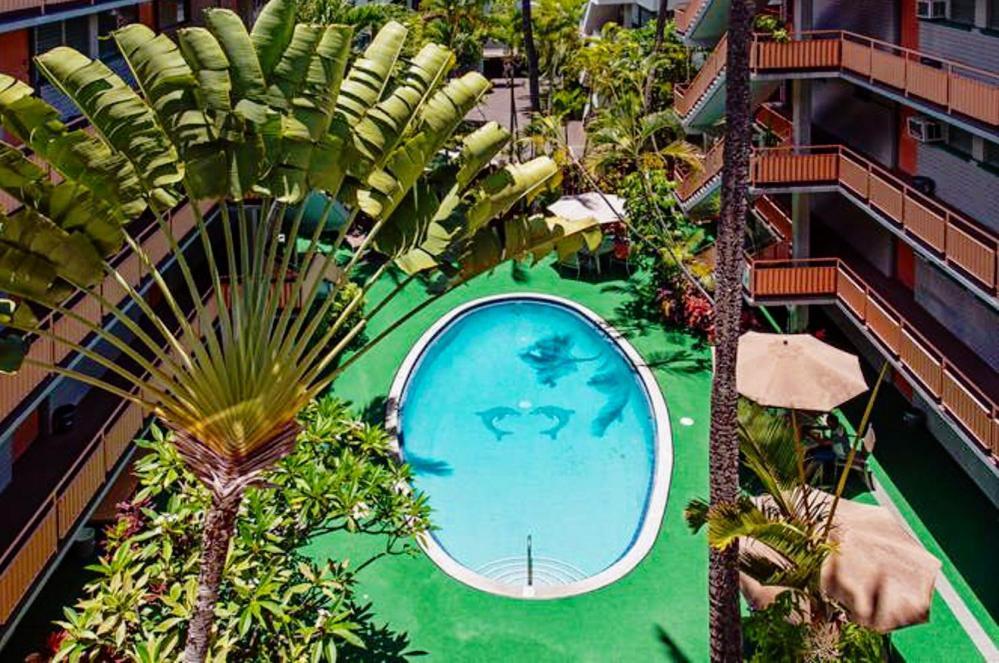 Hawaiian King Aparthotel โฮโนลูลู ภายนอก รูปภาพ